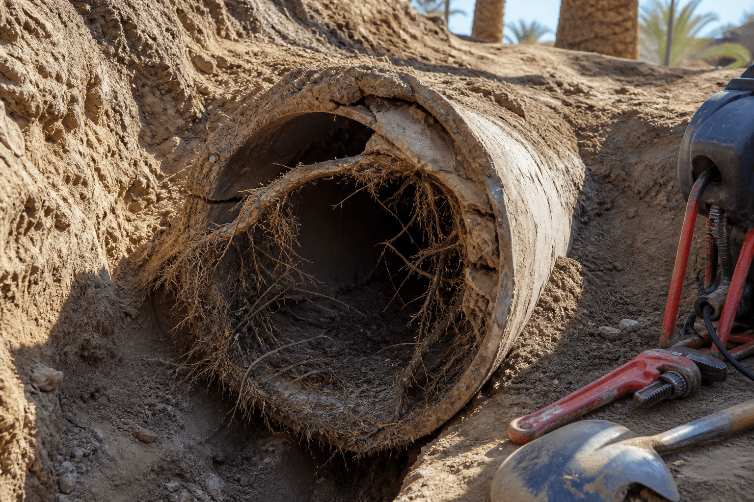 Root Intrusion Removal in Tempe AZ